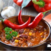 Rinderhackfleisch Taco-Beef als Chili con Carne 